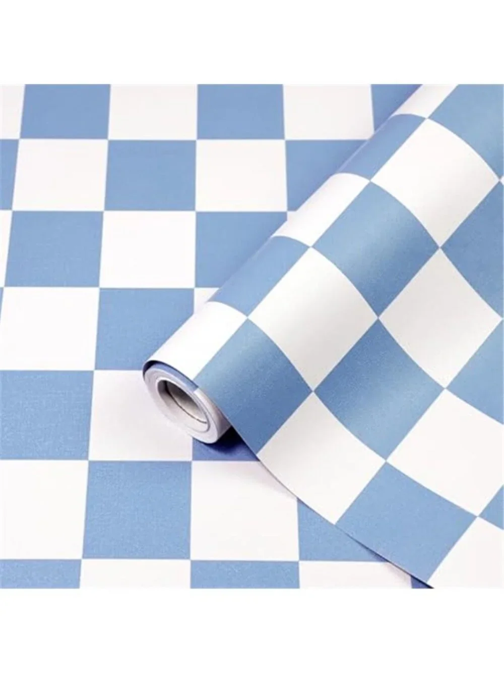 Blue Checkered Peel Stick Wallpaper Checkerboard Contact Paper Removable Vinyl